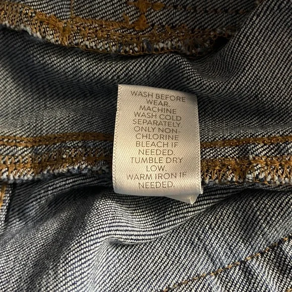 J Jill Denim High Rise Flare Jeans,Cotton blend, Stretch, Retro pockets, Sz 14 - Picture 6 of 12